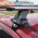 Багажник на крышу Inter для Ford Fusion 1 2002-2012 за дверной проем, дуги аэро-крыло
