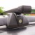 Багажник на рейлинги Inter Titan для Kia Sorento 2 / Киа Соренто 2012-2021 с замками, прямоугольные дуги 130