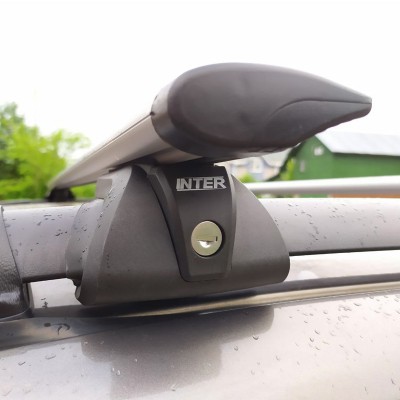 Багажник Inter Titan для Suzuki SX4 1 2010-2016 с замками, дуги аэро-крыло