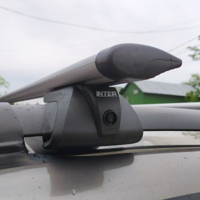 Багажник Inter Titan для Lada Niva 2020-2021 с секретками, дуги аэро-крыло