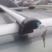 Багажник на рейлинги Inter Крепыш для Chevrolet Captiva C100 2006-2011, аэродинамические дуги с замками