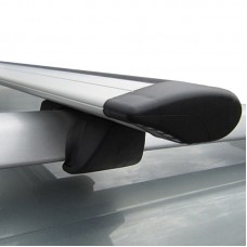 Багажник на рейлинги Inter Крепыш для Chevrolet Captiva C100 / Шевроле Каптива 2006-2011, аэро-крыло 120 120