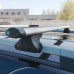 Багажник на рейлинги Inter Favorit для Lada Largus 2012-2021, аэродинамические дуги с замками