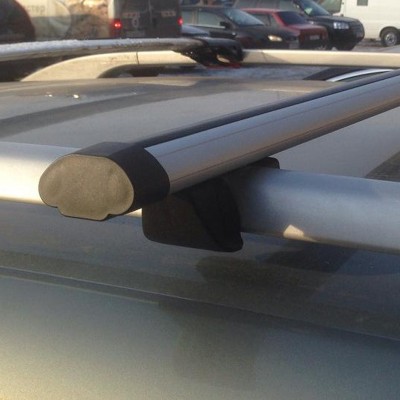 Багажник на крышу Inter Крепыш для Chevrolet Lacetti универсал 2004-2013, аэродинамические дуги