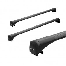 Багажник на крышу Lux Bridge для Mitsubishi Eclipse Cross 2021-2022, черный