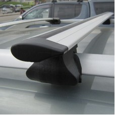 Багажник на рейлинги Inter Favorit для Mitsubishi Outlander 2 2009-2013, дуги аэро-крыло