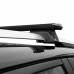 Багажник Lux Элегант для Lada Priora 2008-2013 универсал с черными дугами аэротрэвел 1,2 м